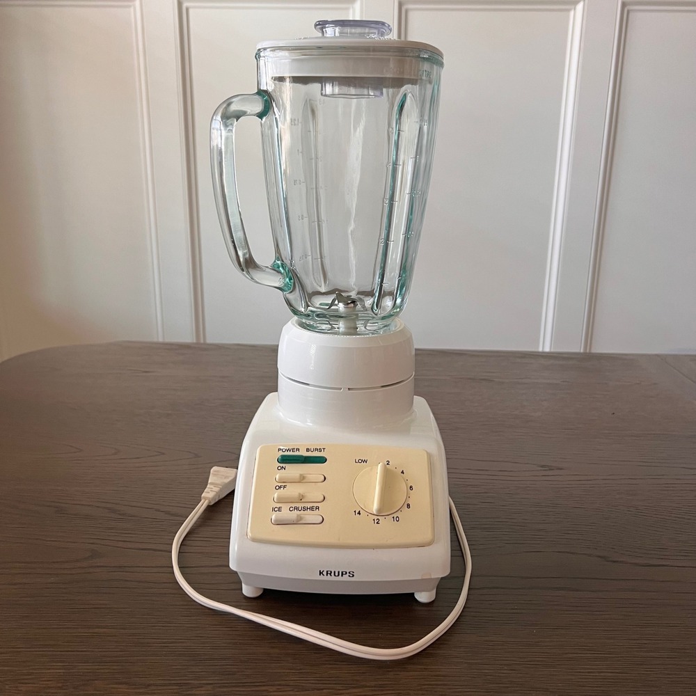 Vintage Krups Power X Plus 14 Speed‎ Blender 239 White Working